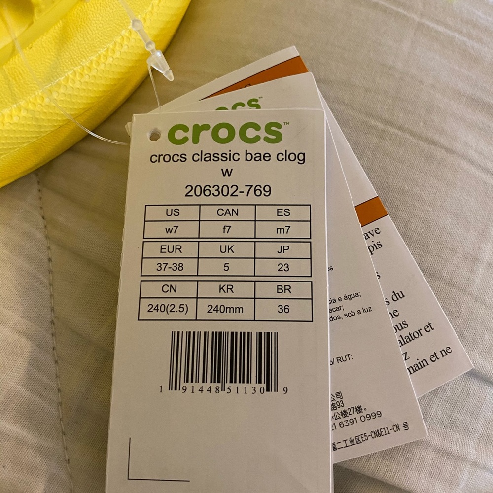 Crocs clog shoe